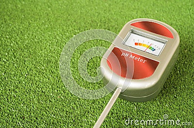 analog soil ph meter Stock Photo