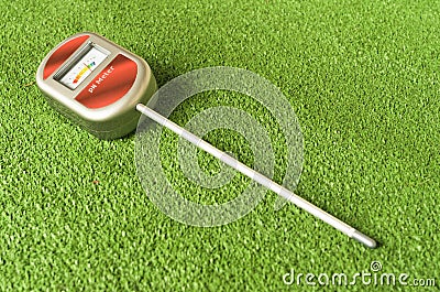 analog soil ph meter Stock Photo