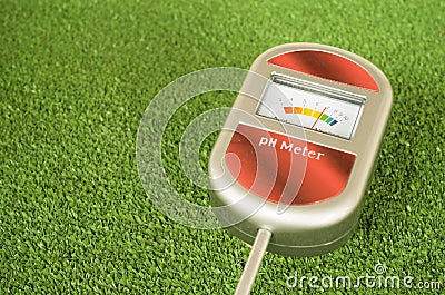 analog soil ph test Stock Photo