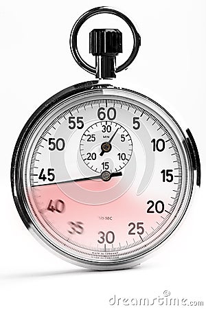 Analog Stopwatch Stock Photo