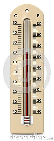 Analog thermometer Stock Photo