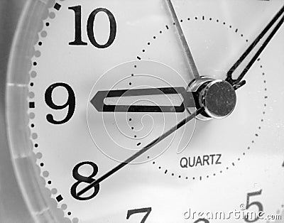 Analogue clock Stock Photo