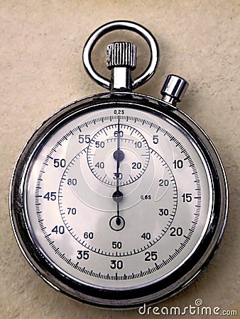 Analogue stopwatch Stock Photo