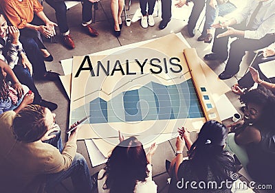 Analysis Analytics Business Statistics Concept Stock Photo