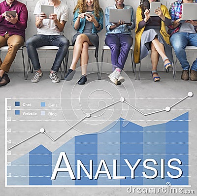 Analysis Analytics Business Statistics Concept Stock Photo
