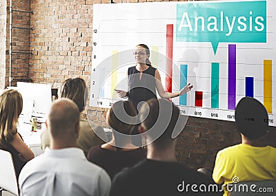 Analysis Analytics Graph Growth Statistics Concept Stock Photo
