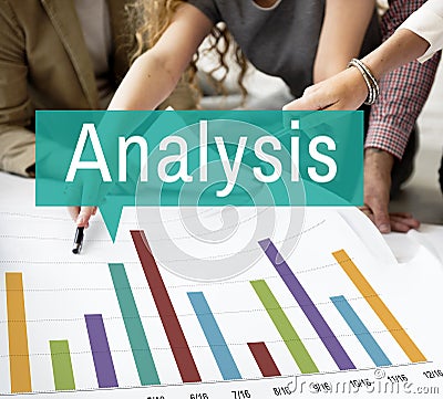 Analysis Analytics Graph Growth Statistics Concept Stock Photo