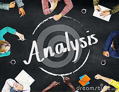 Analysis Analyze Data Information Planning Statistics Concept Stock Photo