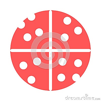 Analysis glyph background vector icon which can easily modify or edit Vector Illustration