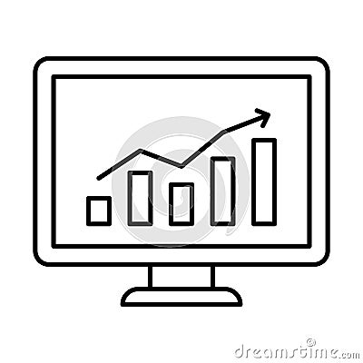 Analysis Line Style vector icon which can easily modify or edit Vector Illustration