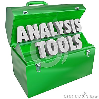 Analysis Tools Toolbox Evaluation Examination Measurement Stock Photo