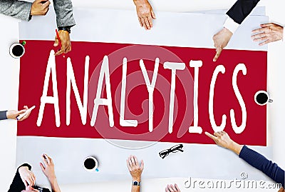 Analytics Analysis Data Information Planning Statistics Concept Stock Photo