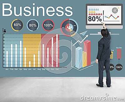 Analytics Business Statistics Data Strategy Concept Stock Photo