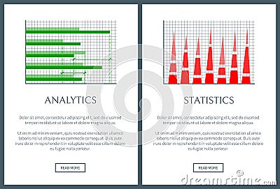 Analytics and Statistics Information Illustration Vector Illustration