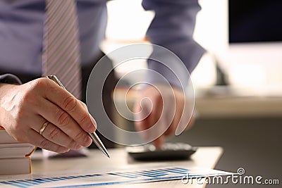 Analytics Tax Calculation Loan Payment Process Stock Photo