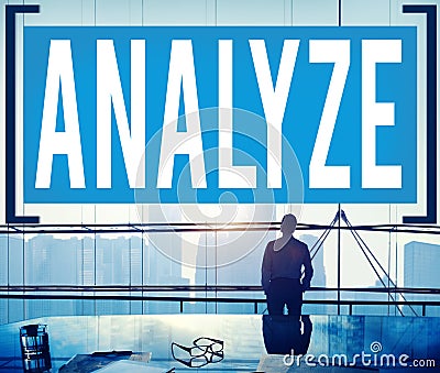 Analyze Evaluation Consideration Planning Strategy Concept Stock Photo