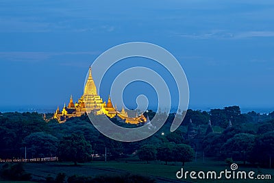 Ananda Pagoda Stock Photo