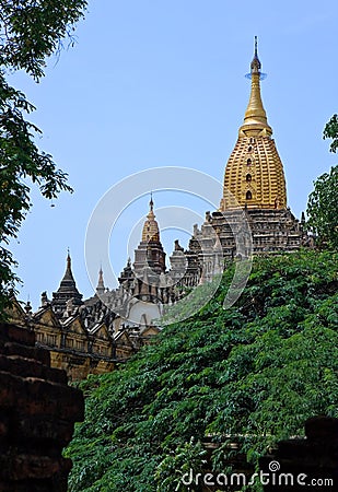 Ananda Temple, Bagan, Myanmar Stock Photo