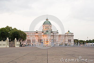 The Ananta Samakhom Throne Hall in Thai Royal Dusit Palace, Bang Stock Photo