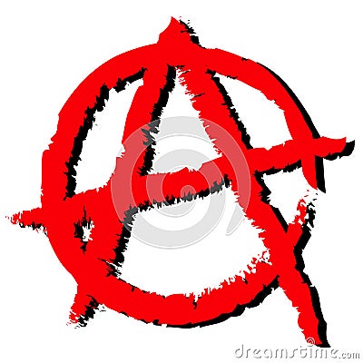 Anarchy symbol Vector Illustration