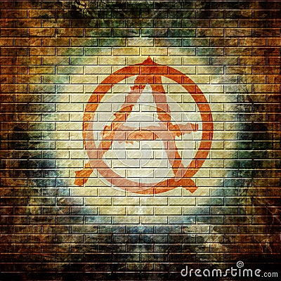 Anarchy symbol Stock Photo