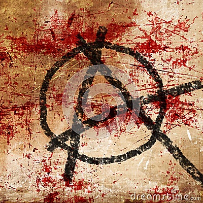 Anarchy symbol Stock Photo