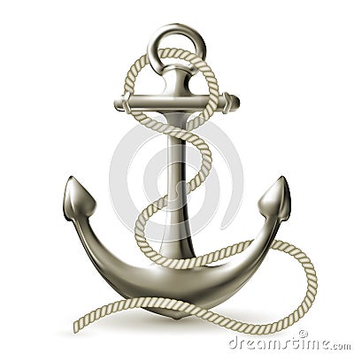 Anchor emblem Vector Illustration