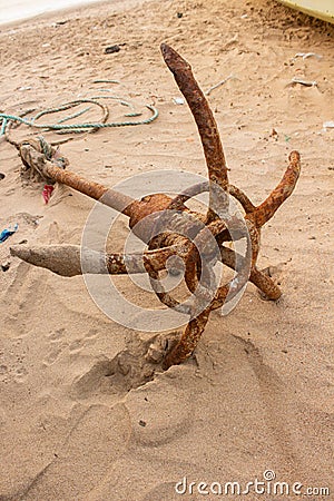 An Anchor Holds Fast Stock Photo