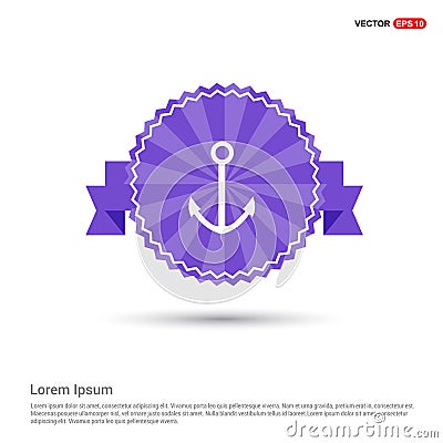 Anchor Icon Vector Illustration