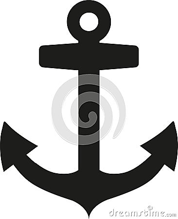 Anchor icon vector vector Vector Illustration