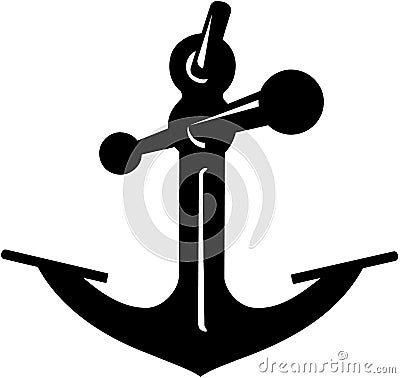 Anchor Nautical cartoon Vector Clipart Vector Illustration