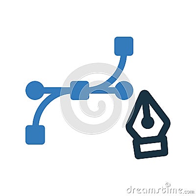 Anchor Point Icon / vector graphics Vector Illustration