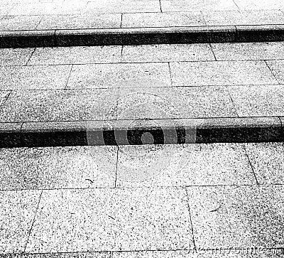 ancien flight steps in europe italy old construction and back Stock Photo