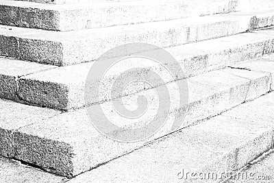 ancien flight steps in europe italy old construction and back Stock Photo