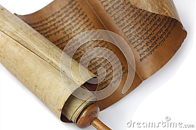 Ancient antique scroll Stock Photo