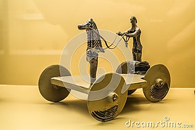 Ancient archaic toy for children Editorial Stock Photo