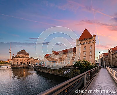 Ancient architecture of Berlin. Germany. Stock Photo