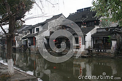 Ancient architecture with Chinese characteristics! Editorial Stock Photo