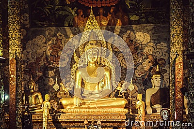 Ancient Buddha Image Stock Photo