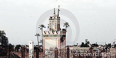 Ancient building in Morocco, in the desert, in Africa Editorial Stock Photo