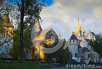 Vajdahunyad Castle, Budapest Stock Photo