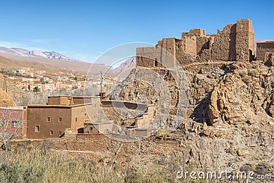 Ancient casbah building, Morocco Stock Photo