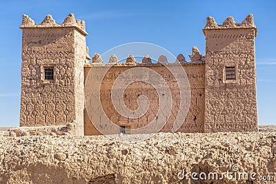 Ancient casbah building, Morocco Stock Photo