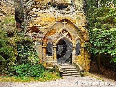 Ancient Chapel Stock Photo