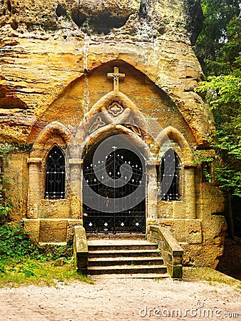 Ancient Chapel Stock Photo