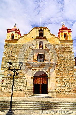 Ancient church in oaxaca I Stock Photo