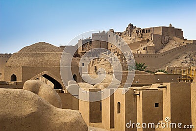 The ancient city of Bam in the south of Iran Stock Photo