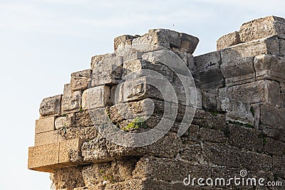 Ancient city of Pamphylia Stock Photo