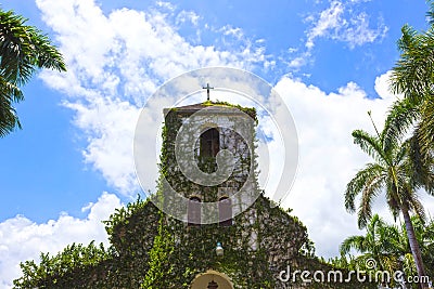 Ancient colonial church. Jamaica Stock Photo