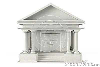 Ancient Colonnade Building Stock Photo